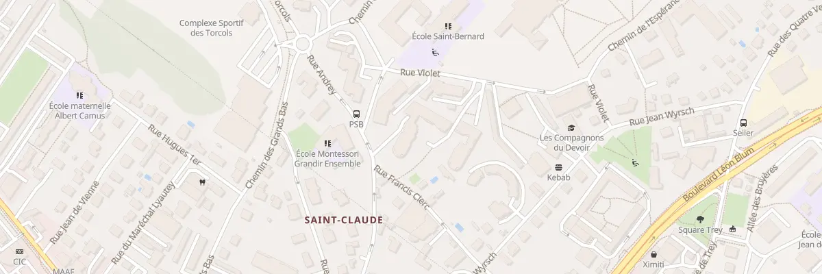 Plan du 42C Rue Francis Clerc à Besançon