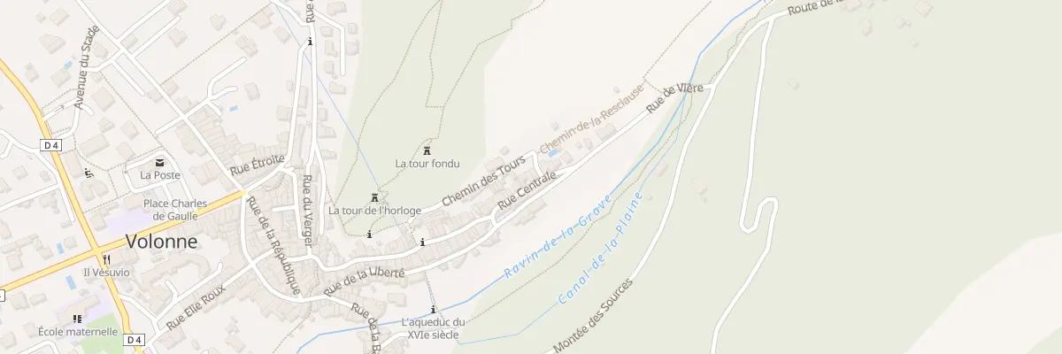 Plan du 7283 Rue Centrale à Volonne