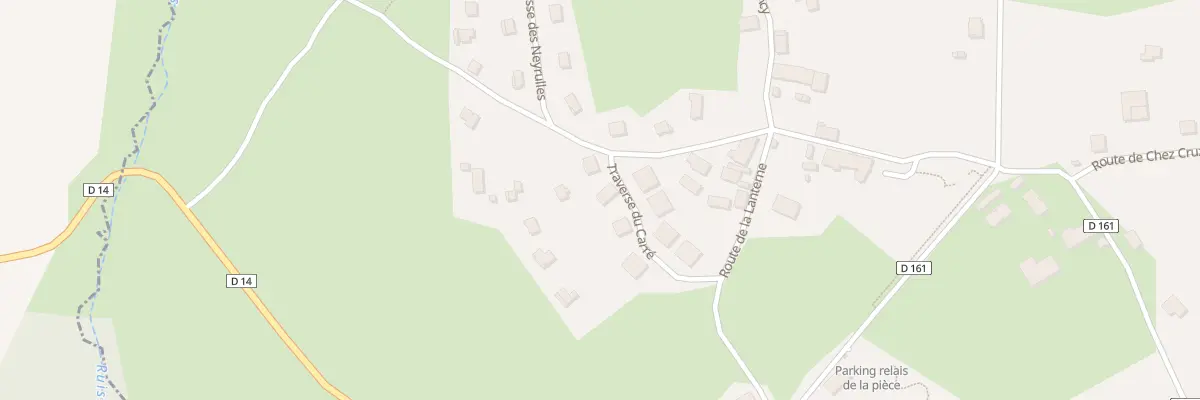 Plan du 99 Tra du Carré à Nonglard