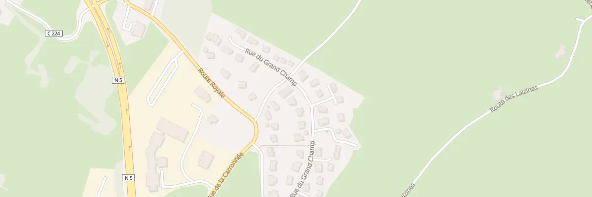 Plan du 14 Rue du Grand Champ à Morbier