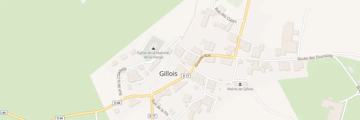 Plan du 5025 Grande Rue à Gillois