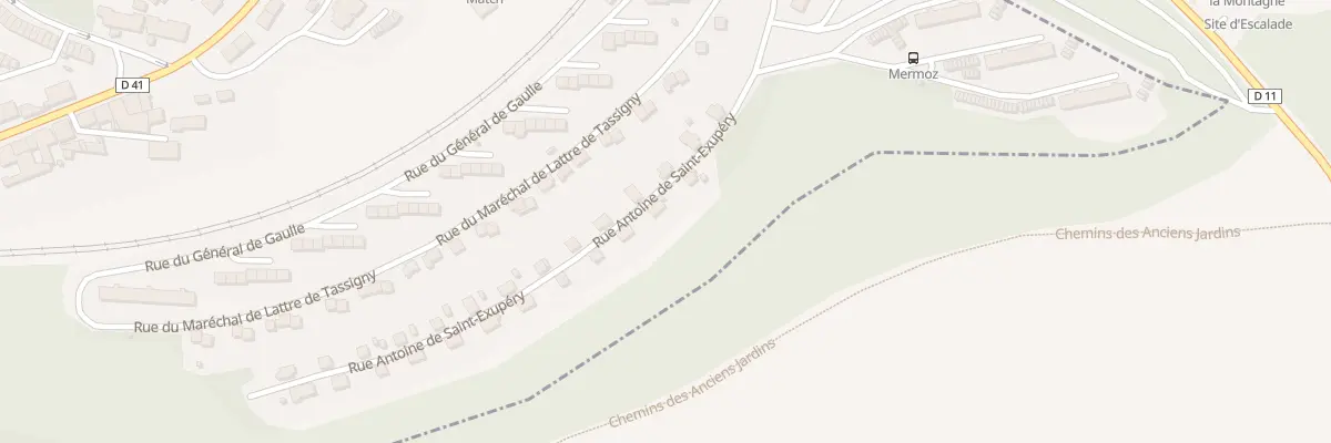 Plan du 3 Rue Antoine de Saint-Éxupéry à Jœuf