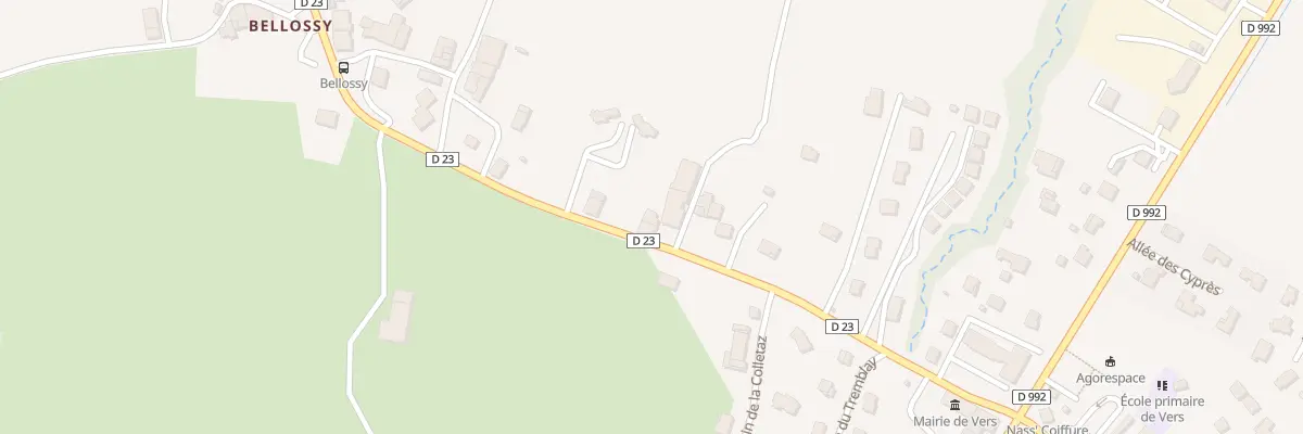 Plan du 328 Rte de Valleiry à Vers