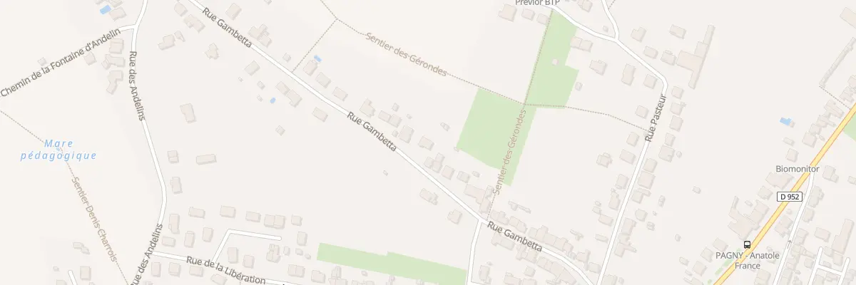 Plan du 30B Rue Gambetta à Pagny-sur-Moselle