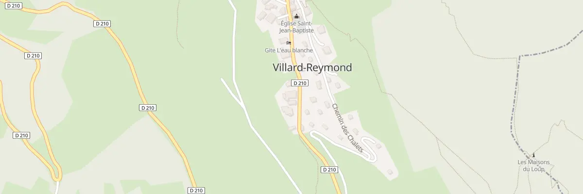 Plan du 5020 Le Village à Villard-Reymond