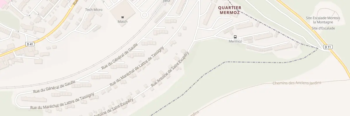 Plan du 4 Rue Antoine de Saint-Éxupéry à Jœuf