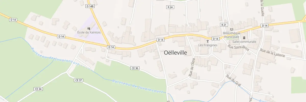 Plan du 493 Rue Clément de Boulay à Oëlleville
