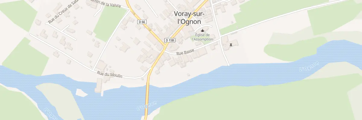 Plan du 14 Rue Basse à Voray-sur-l’Ognon