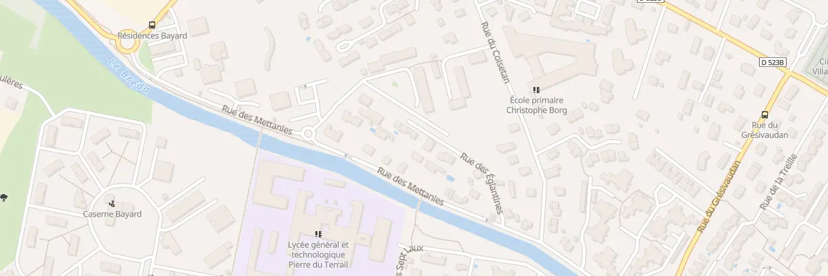Plan du 169 Rue des Eglantines à Pontcharra