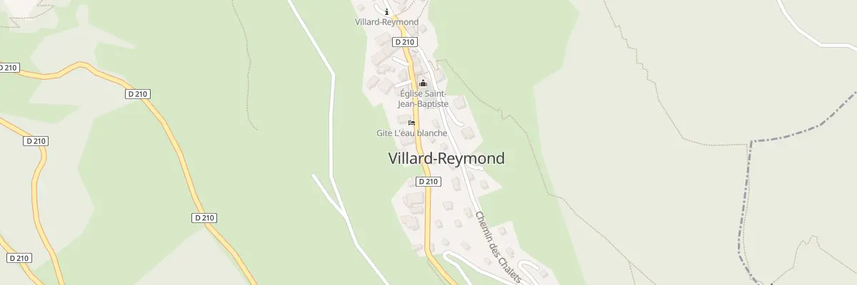 Plan du 5033 Le Village à Villard-Reymond