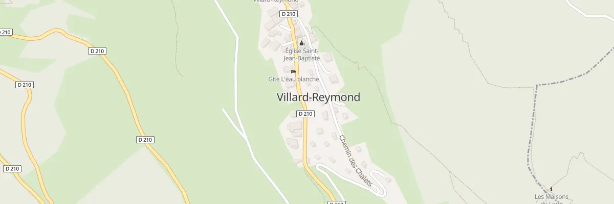 Plan du 270 Rte du Col de Solude à Villard-Reymond