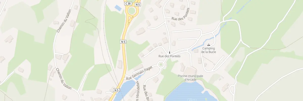 Plan du 20 Rue Germain Paget à Morbier