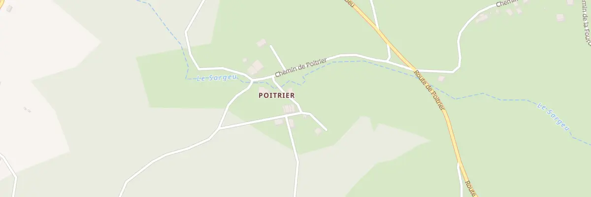 Plan du 299 Che de Poitrier à Chavannaz