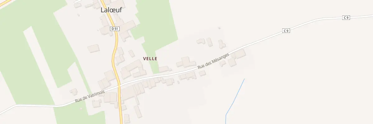 Plan du 11 Rue des Mésanges à Lalœuf