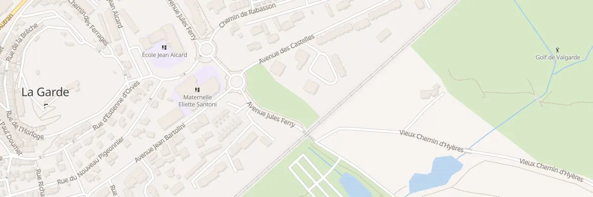 Plan du 9001 Le Berlioz à La Garde