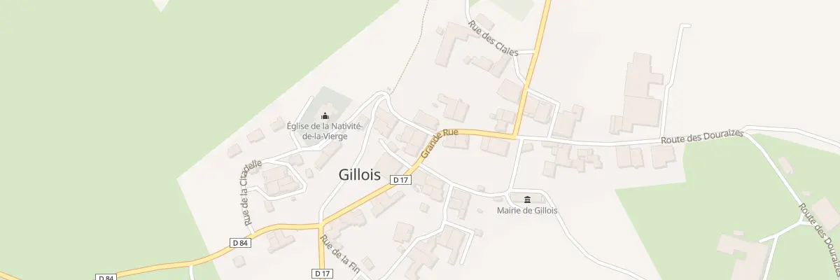 Plan du 5021 Grande Rue à Gillois