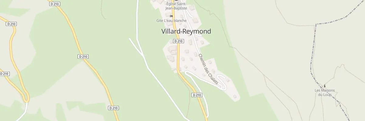 Plan du 5027 Le Village à Villard-Reymond