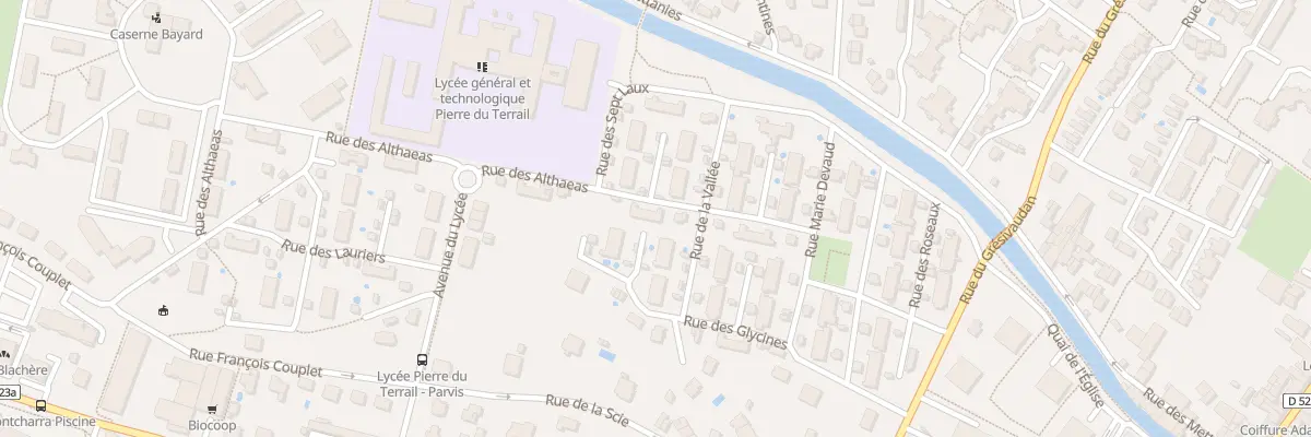 Plan du 120 Rue des Althaeas à Pontcharra