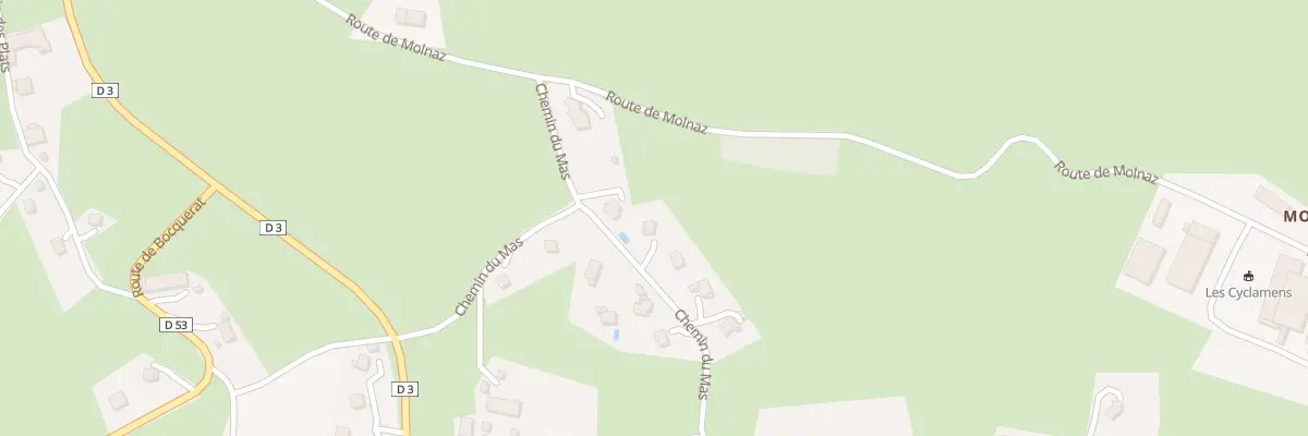 Plan du 231 Che du Mas à Héry-sur-Alby