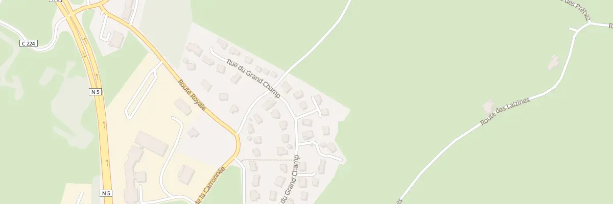 Plan du 37 Rue du Grand Champ à Morbier