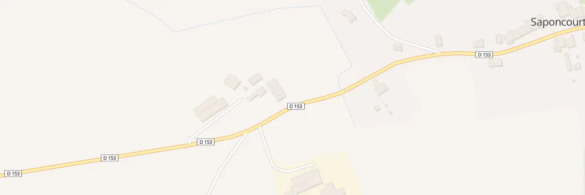 Plan du 2 Rte de Magny à Saponcourt