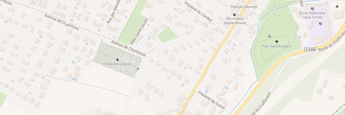Plan du 107 Rue du Moulin Vieux à Pontcharra