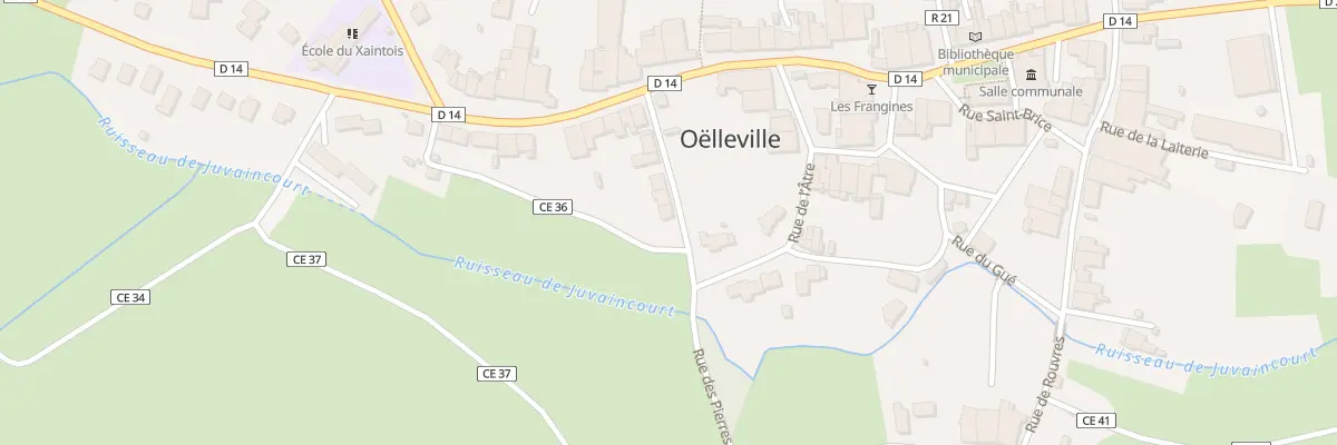 Plan du 86 Rue des Pierres à Oëlleville