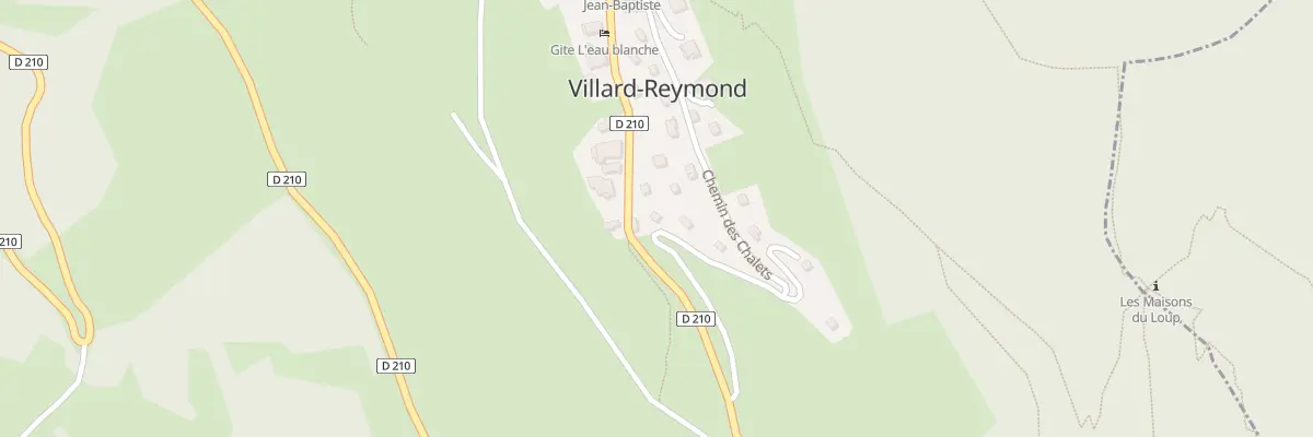 Plan du 5026 Le Village à Villard-Reymond