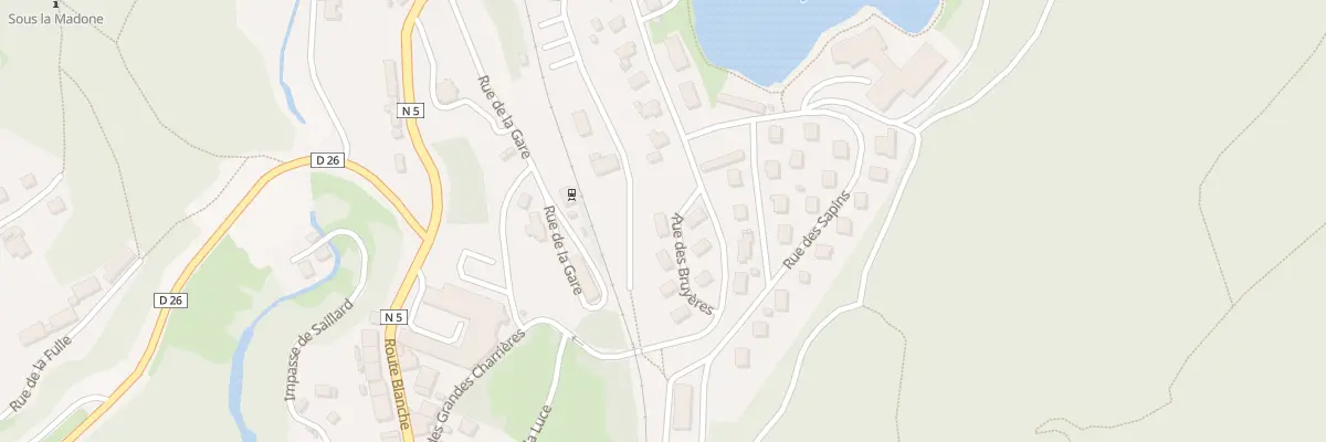 Plan du 27 Rue des Bruyères à Morbier