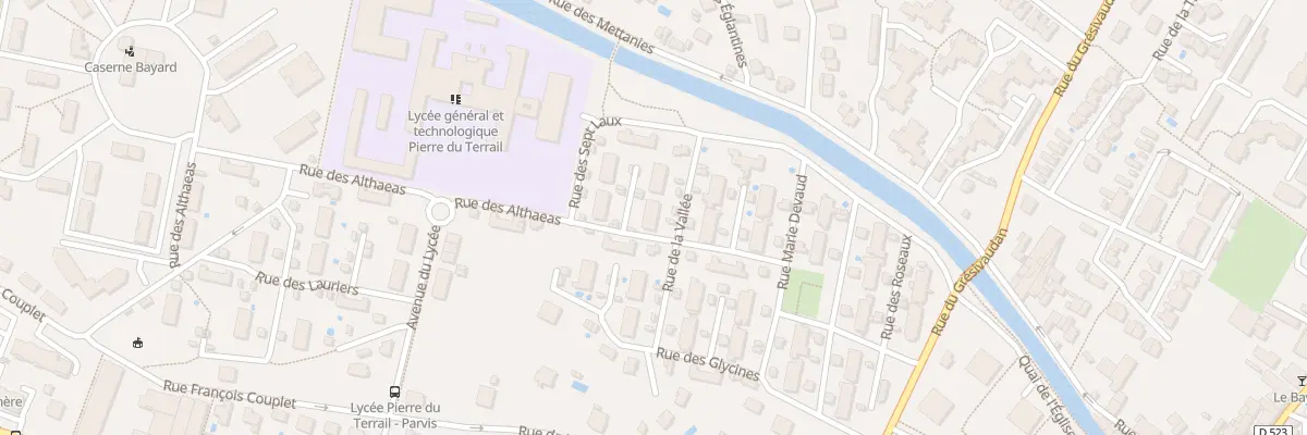 Plan du 111 Rue des Althaeas à Pontcharra