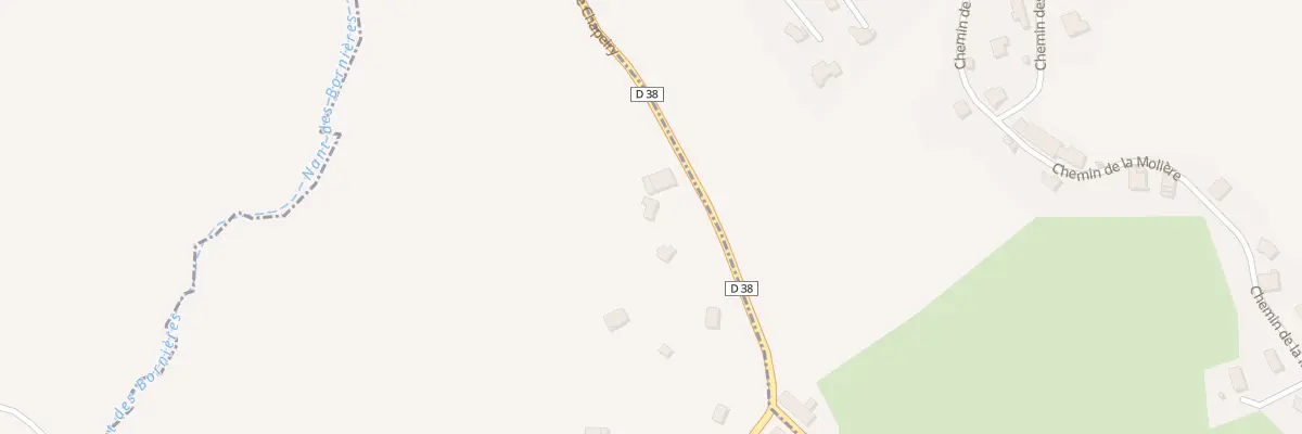 Plan du 2302 Rte de Chapeiry à Saint-Sylvestre