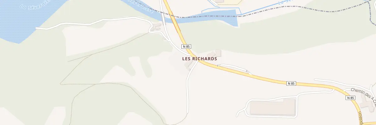 Plan du 559 Rte des Richards à Lazer