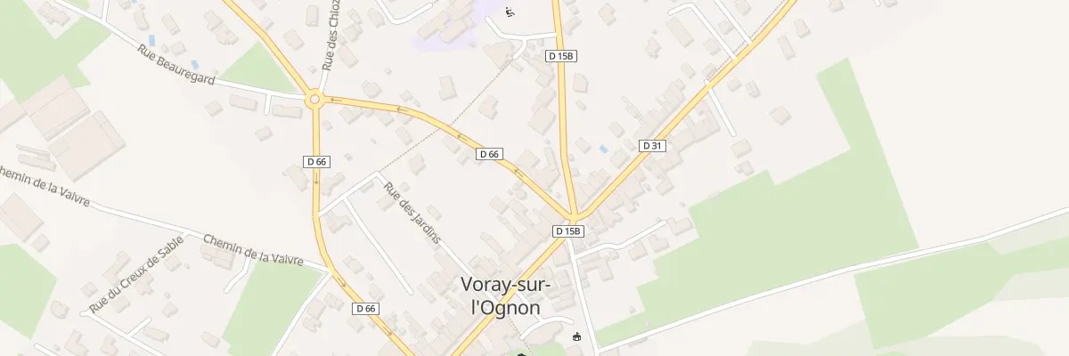 Plan du 4 Rue de la Poste à Voray-sur-l’Ognon