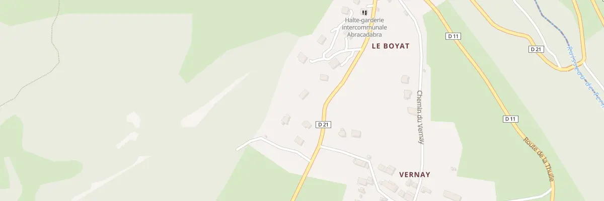 Plan du 242 Rte de la Boisserette à Curienne