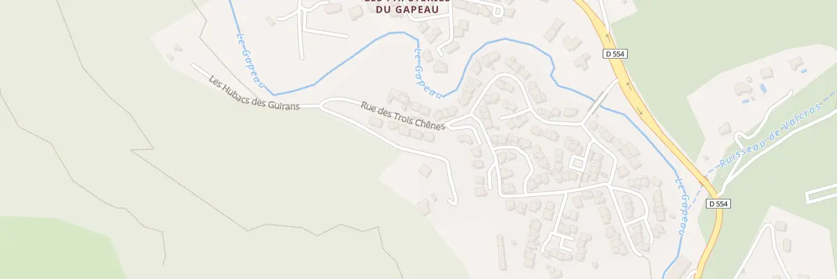 Plan du 9 Rue des Trois Chênes à Solliès-Toucas