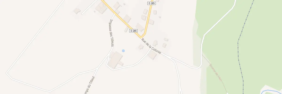 Plan du 20 Rue de la Colonie à Doye