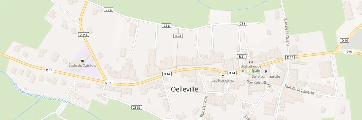 Plan du 418 Rue Clément de Boulay à Oëlleville