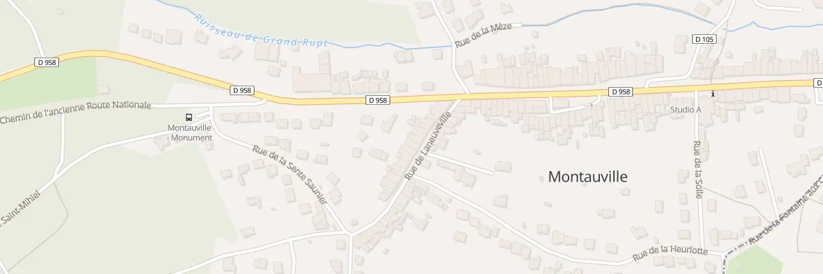 Plan du 14 Rue de Laneuveville à Montauville