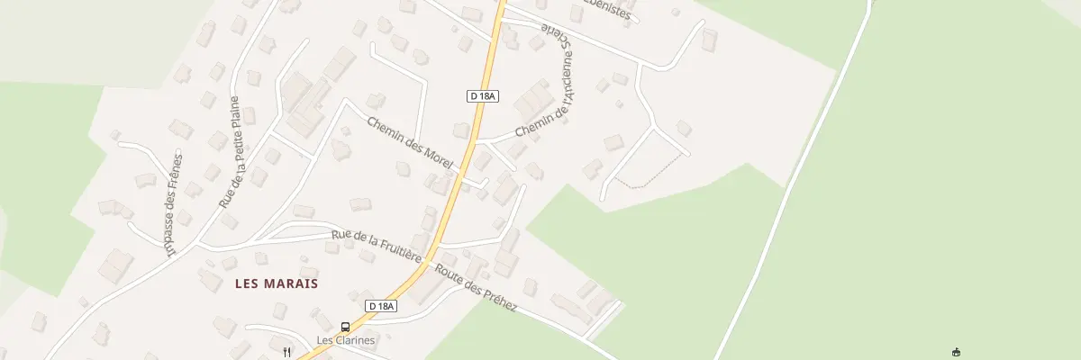 Plan du 45 Rte de la Haute Combe à Morbier