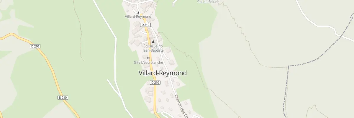 Plan du 5054 La Cure à Villard-Reymond