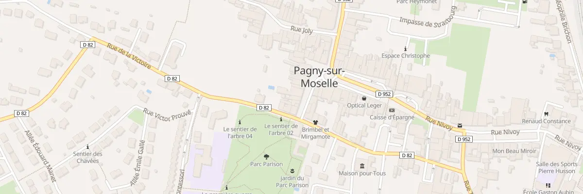 Plan du 10 Rue Bernard Joyeux à Pagny-sur-Moselle