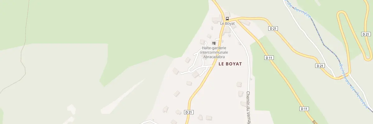 Plan du 121 Che du Boyat à Curienne