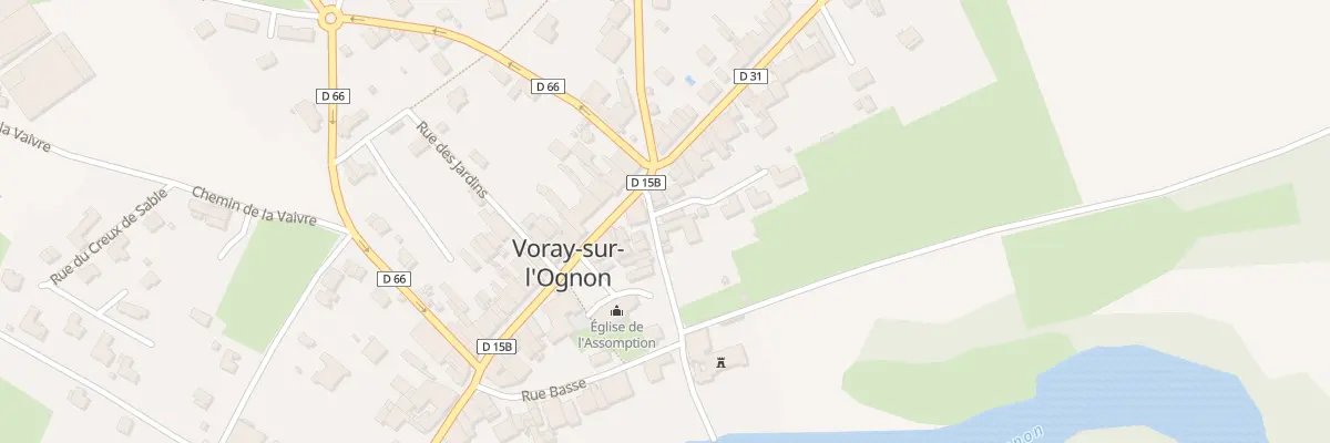 Plan du 40 Rue Basse à Voray-sur-l’Ognon