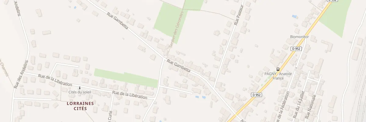 Plan du 18 Rue Gambetta à Pagny-sur-Moselle