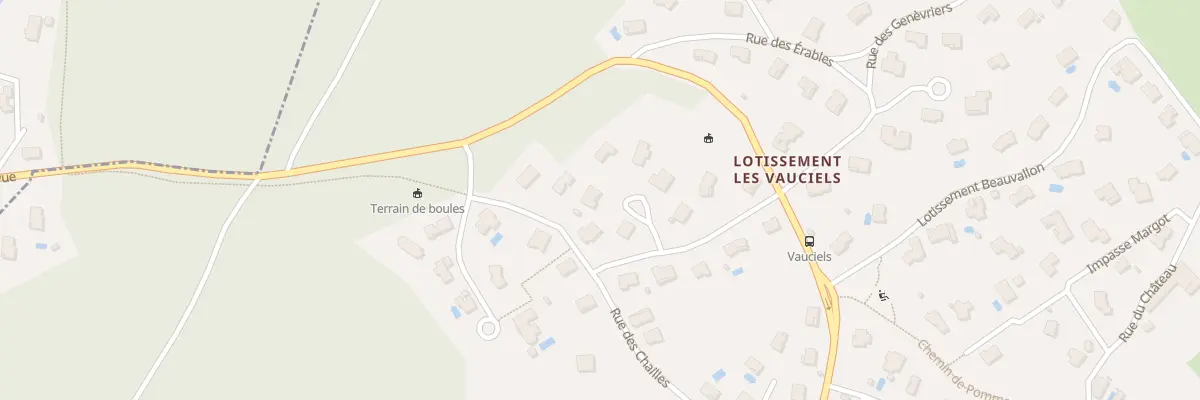 Plan du 36 Lot les Vauciels à Tallenay