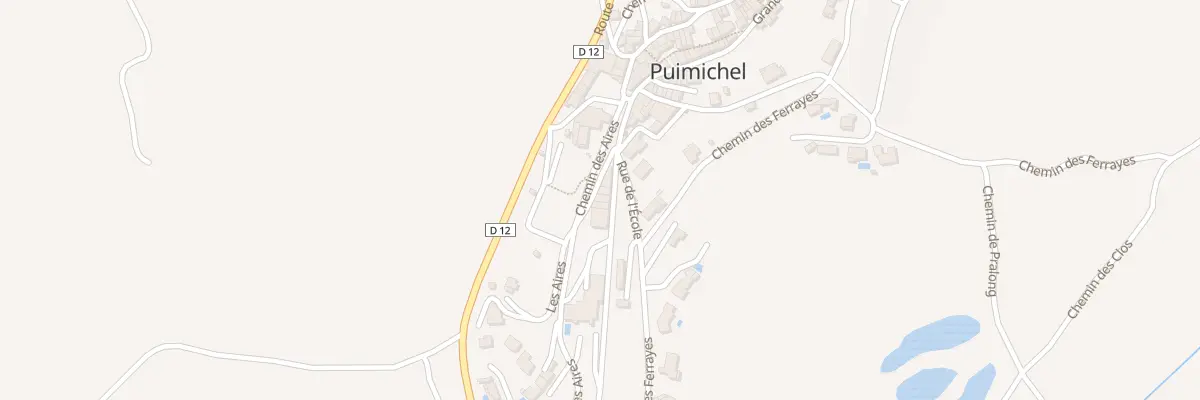 Plan du 7068 Le Village à Puimichel