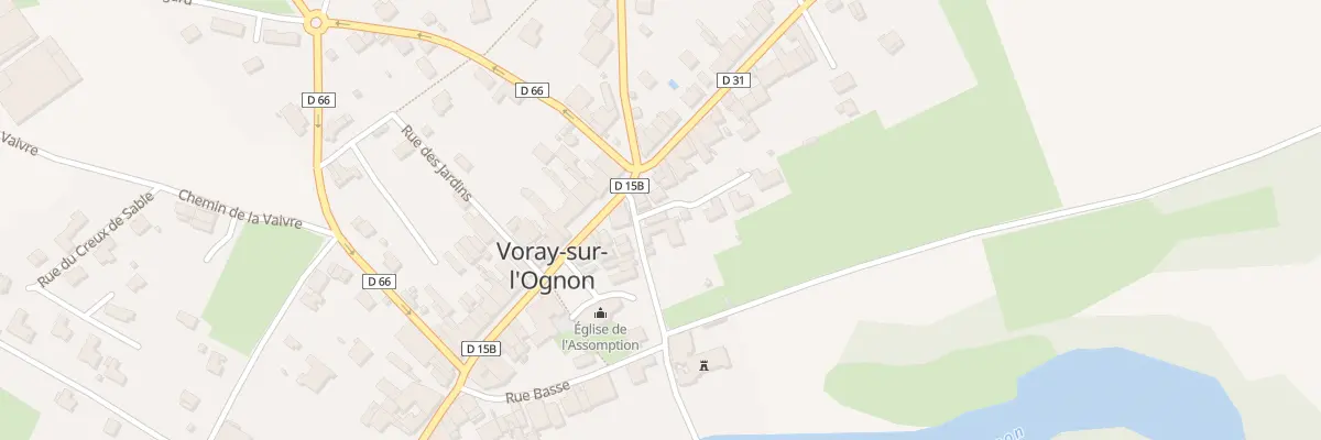 Plan du 40B Rue Basse à Voray-sur-l’Ognon