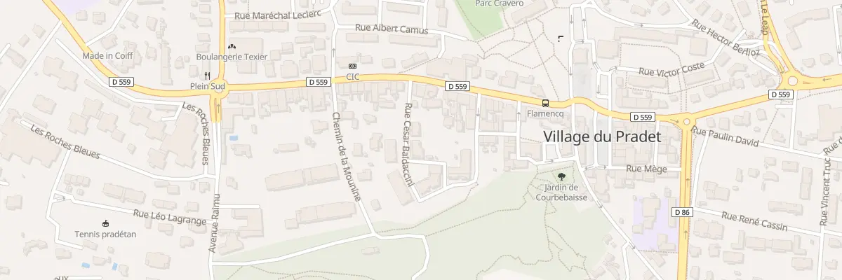 Plan du 61 Rue Cesar Baldaccini au Pradet