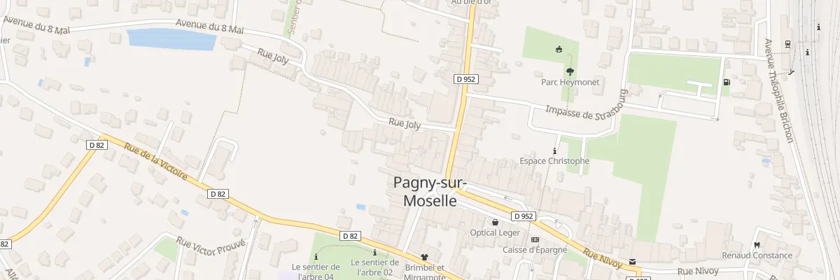 Plan du 1 Rue Joly à Pagny-sur-Moselle