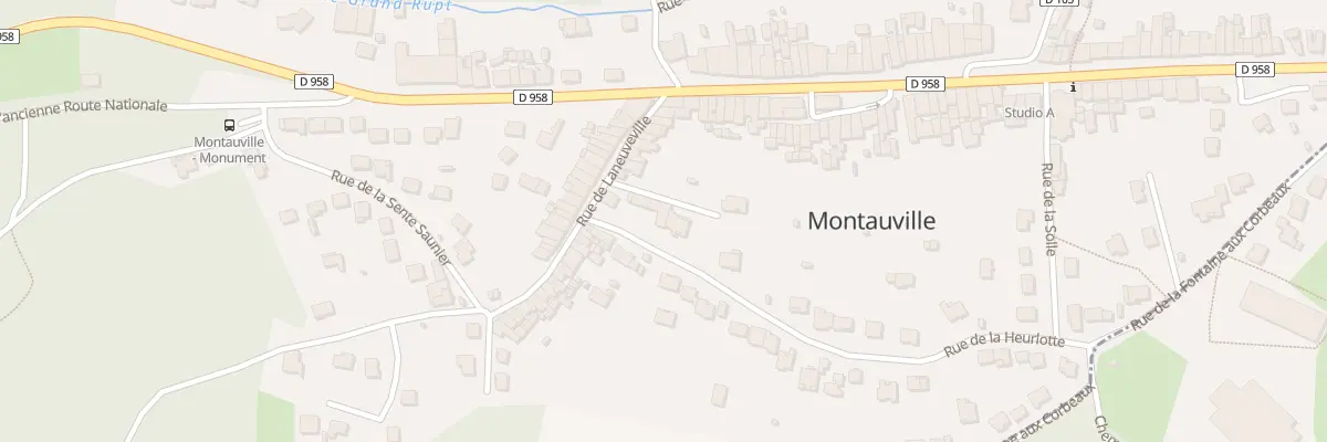Plan du 328 Rue de la Heurlotte à Montauville
